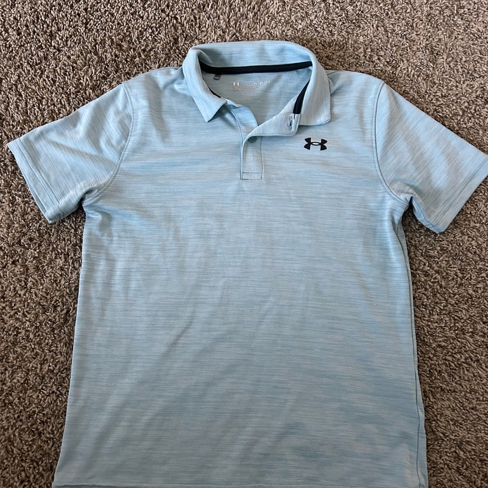 Under Armour Boy’s Sky Blue Polo Shirt